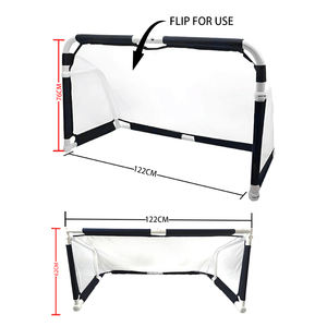 โกลฟุตบอลแบบพกพา หมุนได้ ใช้ได้ทั้งในร่มและกลางแจ้ง สำหรับเด็ก แบบพับได้ - Product Image 3