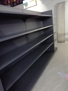 Espositore Classico <span class=keywords><strong>Nero</strong></span> per Supermercato, <span class=keywords><strong>Scaffale</strong></span> Espositivo Semplice per Negozi - Product Image 5