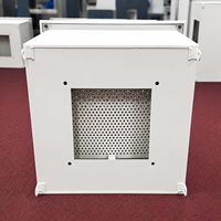 Nouvelle boîte métallique industrielle perforée pour armoire électrique, panneau de ventilation, couvercle de refroidissement en acier, sur mesure