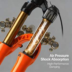 Forcella Ammortizzata ad Aria per Mountain Bike ad Alte Prestazioni, Tubo Interno da 32mm, Escursione 120mm, Essenziale per l'Assorbimento degli Urti nella Guida Fuoristrada - Product Image 4