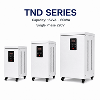 CE 15kVA 20kVA Einphasiger 220V Automatischer Spannungsregler Hochpräziser Servomotor-Typ AC-Stabilisator für Gewerbliche Nutzung