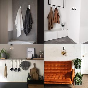 OEM & ODM mudah untuk menginstal rak mantel dukungan kain untuk kamar mandi, Kamar tidur, pintu, Lemari - Product Image 6