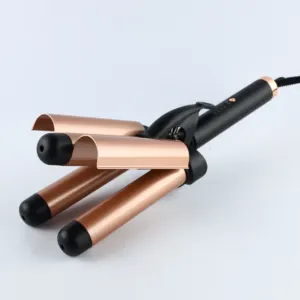 LED Curling Irons Ten-million Grade Negative Ion Ceramic Glaze Professional Hair Care Curler For Household