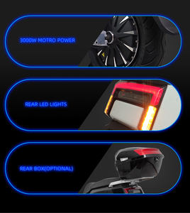 USA CEE COC approuvé 45 MPH Scooter électrique <span class=keywords><strong>Moto</strong></span> Street Legal Adultes Freeway Capable - Product Image 3