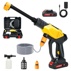 Tự động Rửa xe súng máy chuyên nghiệp xe máy giặt có thể sạc lại bền pin không dây máy giặt áp lực - Product Image 2