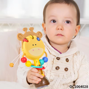 Hochet musical lumineux pour bébé avec ventouse puissante, jouet sensoriel Montessori pour 0-6 et 6-12 mois - Product Image 4