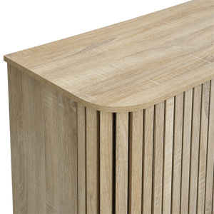 מזנון עץ מודרני עם 3 מגירות, עיצוב פרנזים ודלת בסגנון שייקר לחדר שינה, פינת אוכל, סלון וריהוט למלונות - Product Image 4