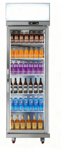 Réfrigérateur de présentation de boissons à température unique Nuelead NE-430CL, grande capacité, refroidissement rapide, 430L, compresseur numérique - Product Image 4