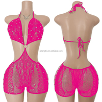 Vadulyer Vente en gros Nouveaux Combinaisons tendance pour femmes Mode Bodysuits Strass Tenues de danse exotiques