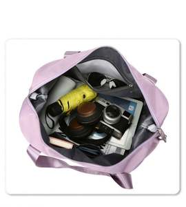 Bolsa de Viaje Plegable y Expandible Impermeable para Ropa Seca y Mojada, Bolsa de Yoga, Bolsa de Fin de Semana, Bolsa de Hombro, Bolsa de Gimnasio, Bolsa de Viaje para Mujer - Product Image 6