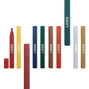 ปากกาไฮไลท์สีโมแรนดีใหม่ สำหรับการเรียนและการทำงาน  ปากกาเน้นข้อความสำคัญ  ปากกาสี  ปากกาเขียนโลโก้ตามสั่ง - Product Image 4