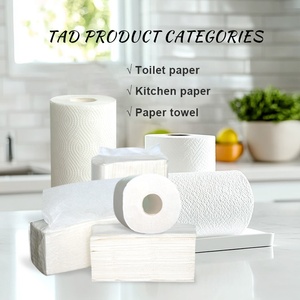 Mềm trắng hai lớp khăn giấy tay để làm khô tay trong nhà vệ sinh nhà bếp nhà hàng và các cơ sở thương mại - Product Image 4