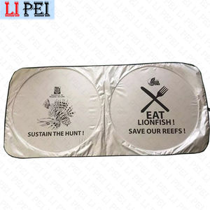 Parasol de coche de nailon para exteriores con logotipo promocional impreso para diferentes tipos de coche - Product Image 4