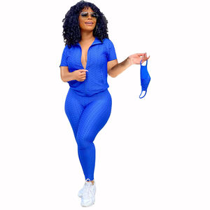 Autunno Casual 2 pezzi Set donna all'ingrosso sexy Club Outfit alla moda donna <span class=keywords><strong>abbigliamento</strong></span> due pezzi Set - Product Image 1