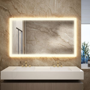 Rectangular LED <b>Vanity</b> <b>Mirror</b> with Sandblasted Edge Bright Front <b>Lighting</b> - Product Image 3