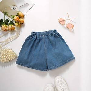 <span class=keywords><strong>Shorts</strong></span> in Denim Personalizzati per Ragazze OEM, Vari Colori, Campione Disponibile in 7 Giorni |   Disponibile |   Fabbrica di Abbigliamento per Bambini Foshan - Product Image 3