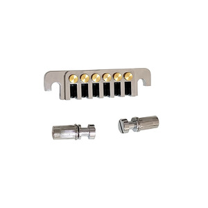 Puente de Metal para Guitarra Eléctrica <span class=keywords><strong>LP</strong></span> <span class=keywords><strong>ES</strong></span> 335, Cuerdas de Latón, Sistema de Cambio de Cuerdas, Accesorios para Instrumentos de Cuerda - Product Image 2