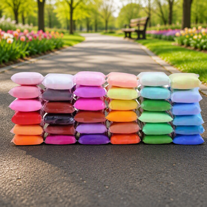 Arcilla Suave de Secado al Aire Du'bao Fluffy de 12 Colores, Súper Ligera, Juguete Educativo para Manualidades, para Edades de 2 a 14+ Años, en Cajas - Product Image 4