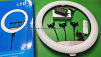 Anneau lumineux professionnel pour téléphone Factory Ringlight Ljj 22 pouces, lampe photographique LED à intensité réglable avec trépied 32 pouces