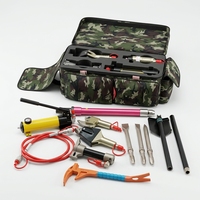 Kit d'outils de sauvetage d'urgence 63MPa, ensemble de cisaille-coupeuse hydraulique ultra-haute pression avec outil de démolition à percussion