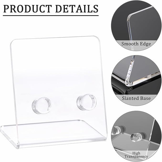 Présentoir Éventail Acrylique Transparent Pliable - Chevalet Support Décoratif