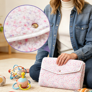 Sac à langer pliable coloré à pois pour bébé, idéal pour maman et papa - Product Image 2