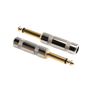 Connettore Jack Audio da 1/4 di Pollice (6,35mm) CE a Bassa Interferenza, Placcato in Nichel e Oro, Mono e Stereo, per Cavi Patch di Chitarre ESP - Product Image 4