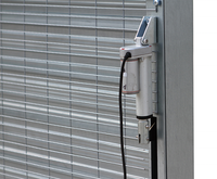 Nouvelles volets de ventilation électriques pour fenêtre, entrée d'air, moteur 24V DC, acier galvanisé, ouverture manuelle/automatique, pour poulailler 1