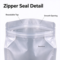 Sacs en plastique scellés à fond plat octogonal, durables, réutilisables, de haute qualité, pour l'emballage de snacks, taille/couleur personnalisables, vente en gros