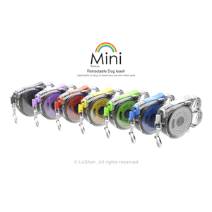 Logotipo personalizado para mascotas al aire libre correa para caminar seguridad reflectante <span class=keywords><strong>mini</strong></span> correa retráctil para mascotas - Product Image 1