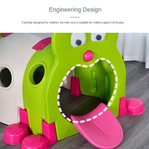 Scuola materna giocattolo di plastica bruco foro di perforazione strisciante Tunnel elfo al coperto locomotiva gioco del tubo strisciante - Product Image 3