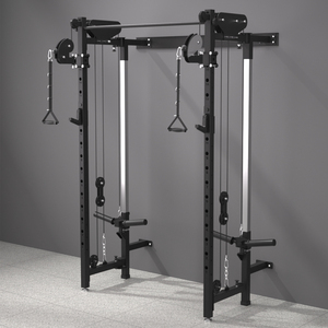 New Design Foldable <strong>Wall</strong> Mounted Power Rack with Dual <strong>Pully</strong> System Gym Fitness Equipment - Product Image 6