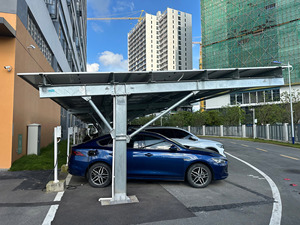 Système de carport solaire en acier pour parking, structure photovoltaïque d'ombrage - Product Image 3