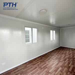 Thùng Chứa 20ft Mô-đun Xây Dựng Nhanh Hộp Đựng Văn Phòng Phẳng Cắm Trại Nhà Tiền Chế - Product Image 2