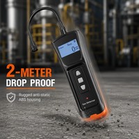 Detector de Fugas de Gas Combustible Portátil HIREP con Sonda Flexible de 360° para Gas Natural, Propano, Metano, Seguridad en la Cocina