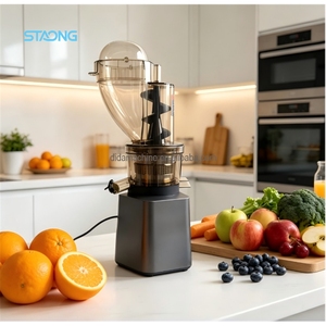 Extracteur de jus commercial à mastication lente et pression à froid pour fruits et légumes avec grande bouche d'insertion et fonction <span class=keywords><strong>mixeur</strong></span> - Product Image 1