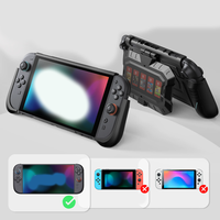 Coque rigide pour console de jeu avec rangement amovible pour cartes de jeu, coque arrière pour Nintendo Switch 2, étui de protection