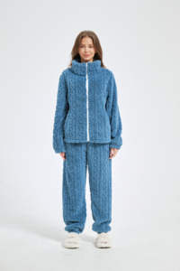 <span class=keywords><strong>Pigiama</strong></span> Invernale Caldo <span class=keywords><strong>in</strong></span> Flanella Peluche Morbido Taglia Grande per Donne e Ragazze Abbigliamento da Casa - Product Image 4
