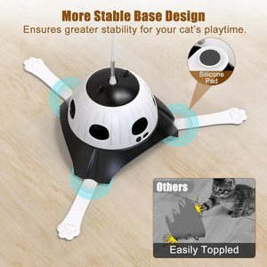 Multi-Functional 3-in-1 <b>Magic</b> Cat Toy <b>Box</b> with Teaser Wand & Mouse - Interactive Enrichment Toys for Indoor Cats, Fun Exercise - Product Image 2