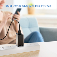 Pengisi Daya USB Adaptor Charger 5Volt 2Amp Bersertifikasi FCC CB Colokan US untuk Kamera Rumah, Produk Terbaru 2024