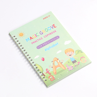 Ensemble de cahiers d'exercices Stock Magic Groove, 4 cahiers avec stylo, ensemble de cahiers d'exercices pour enfants d'âge préscolaire