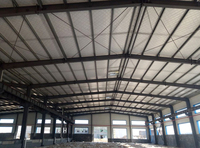 Grand hangar industriel à portée libre pour l'élevage de bétail, l'entreposage agricole et les installations agricoles