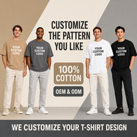 T-shirt en coton unisexe grande taille respirant à manches courtes pour homme, style décontracté hip-hop, 300 g/m², vente en gros