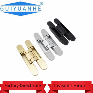 Engsel Pintu Tersembunyi 3D Tipe Baru yang Dapat Disesuaikan, Terbuat dari Paduan Seng yang Tahan Lama dengan Pembukaan 180 Derajat - Product Image 2