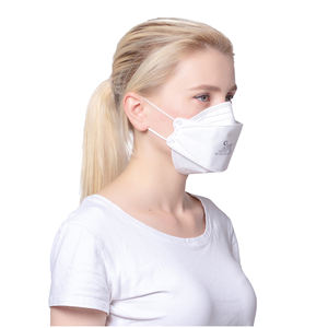 Masker Wajah KN95 bentuk ikan sekali pakai, dengan lingkaran telinga CE EN149 masker anti-debu tersertifikasi 4 lapis - Product Image 1