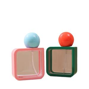 Trendy 4 Colors <b>Perfume</b> <b>Atomizer</b> Set Travel <b>Refillable</b> Spray Bottle Plastic Press Pump Container Cosmetic Packaging Custom Color - Product Image 5