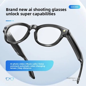 Nouvelles lunettes intelligentes photochromiques avec caméra et Bluetooth pour la musique, les photos/vidéos, lunettes de soleil intelligentes IA, traduction en temps réel - Product Image 5