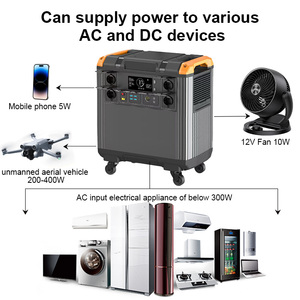 5376Wh 3000W Type-C MPPT Portable Power Station With All-in-One <b>Solar</b> <b>Generator</b> Cigar for Emergency Off-Grid Use Pure Sine Wave - Product Image 2