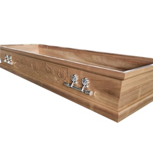 Ataúd funerario de madera maciza de Paulownia <span class=keywords><strong>para</strong></span> <span class=keywords><strong>funeral</strong></span> con ataúd y ataúdes tallados en flores - Product Image 2