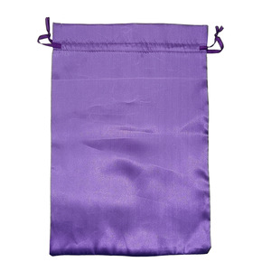 Sac de rangement personnalisable en satin avec cordon de serrage pour perruques, sous-vêtements, chaussures, sacs anti-poussière, sac cadeau avec ruban - Product Image 3